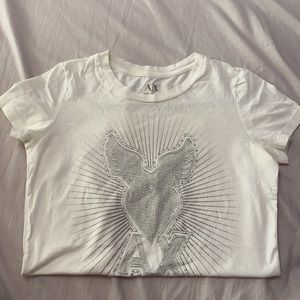 Armani Exchange White Short Sleeve T-Shirt